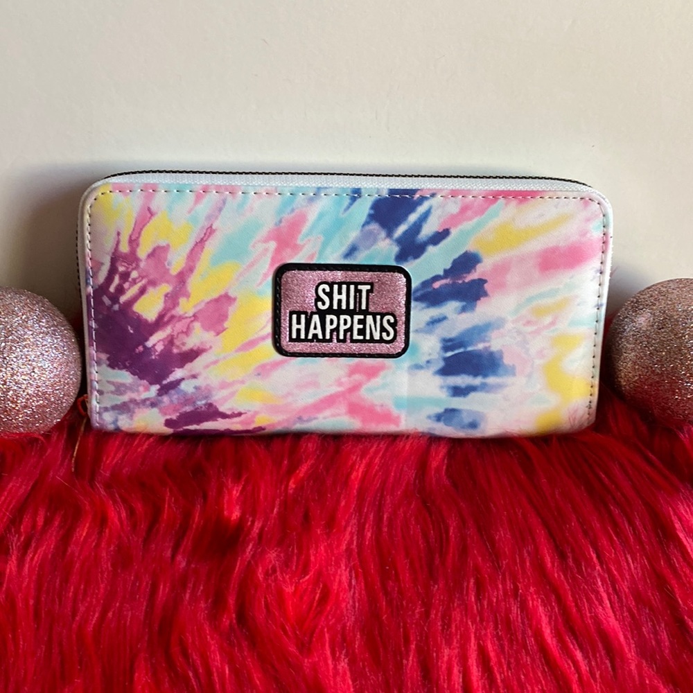 Shit Happens Zipper Wallet